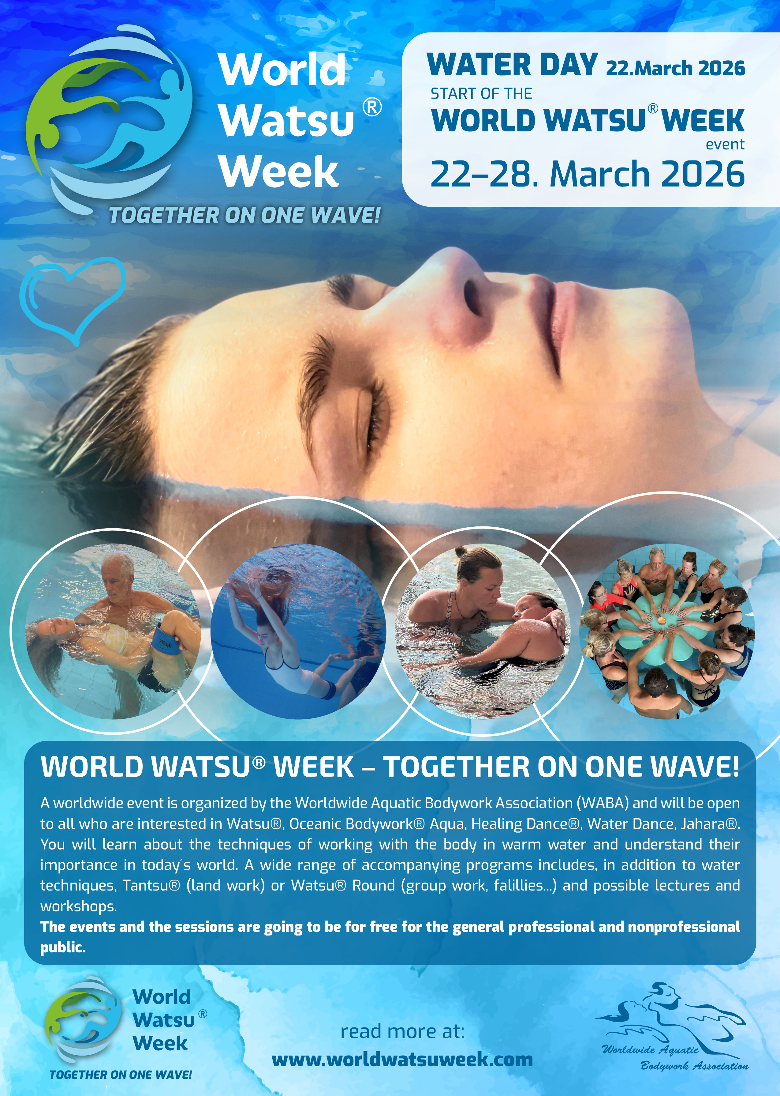 World Watsu Week 2025 Poster